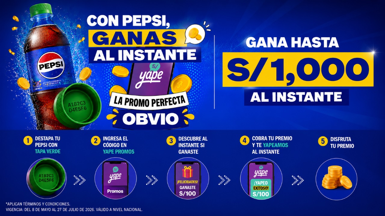 Promoción Pepsi y Yape 